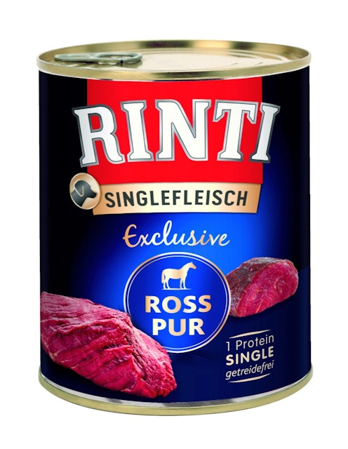 RINTI Singlefleisch Exclusive 800g Dose HundenassfutterVorschaubild