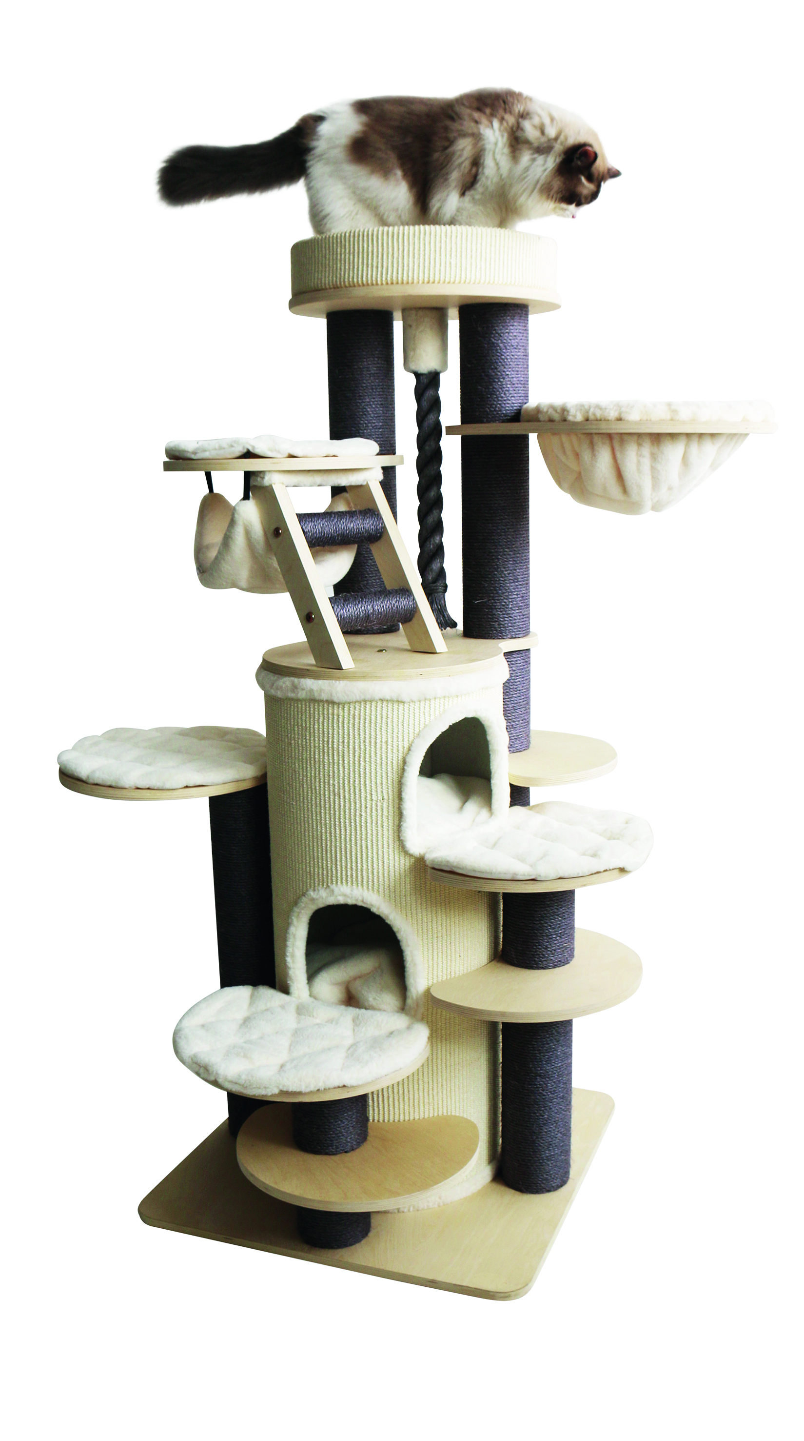 NOBBY Kratzbaum "CRIO" cream 70 x 70 x 160 cm