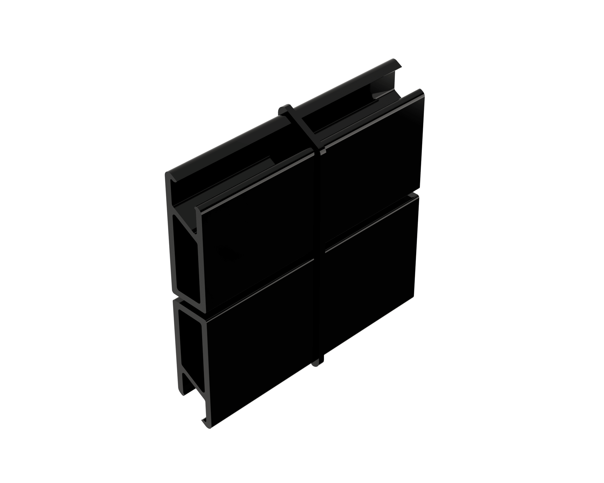 OSMO Alu-CLADDING Rhombus B Verbinder Schwarz