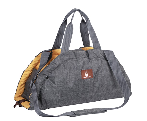 NOBBY Tasche "SHELLY" grau/senf 72 x 55 cm