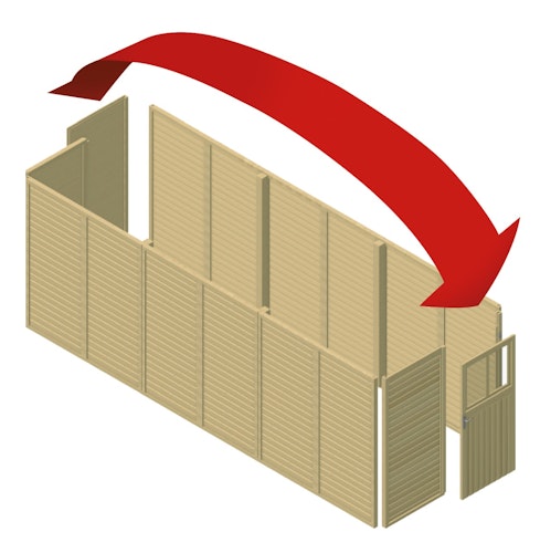 Karibu Geräteraum Doppel 2