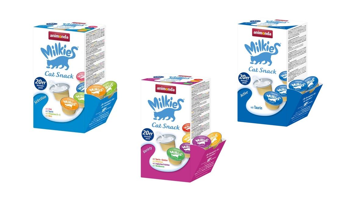 animonda Snack-Mix 1 Milkies Kapseln 3x300g (20x15g) Katzensnack