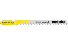 Metabo 5 Stichsägeblätter "clean wood" 74/ 4,0 mm HCS Metabo 5 Stichsägeblätter "clean wood" 74/ 4,0 mm HCSZubehörbild