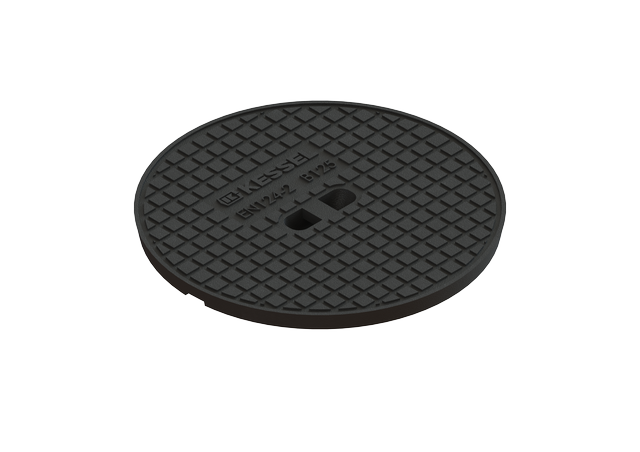 Kessel 680317 - Abdeckplatte ungebohrt 12,5t