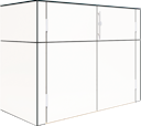 Bertilo HPL Geräteschrank Terrace - 6 mm