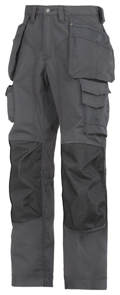 Snickers 3223 Bodenlegerhose mit Kevlar 5804 stahlgrau-schwarz 84