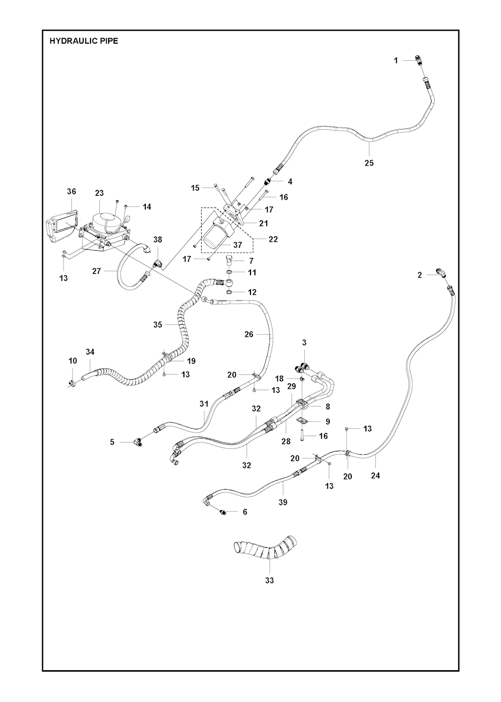 Explosionszeichnung Ersatzteile