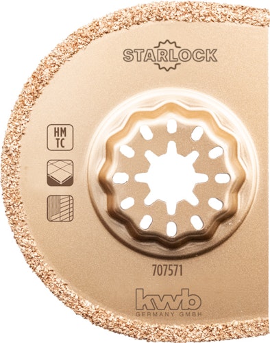 kwb HM-Sägeblatt mit Starlock-Aufnahme, halbrund, Ø 75 707572