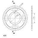 Vorschaubild Supersprox Stahl-Kettenrad 428 47Z (Schwarz)