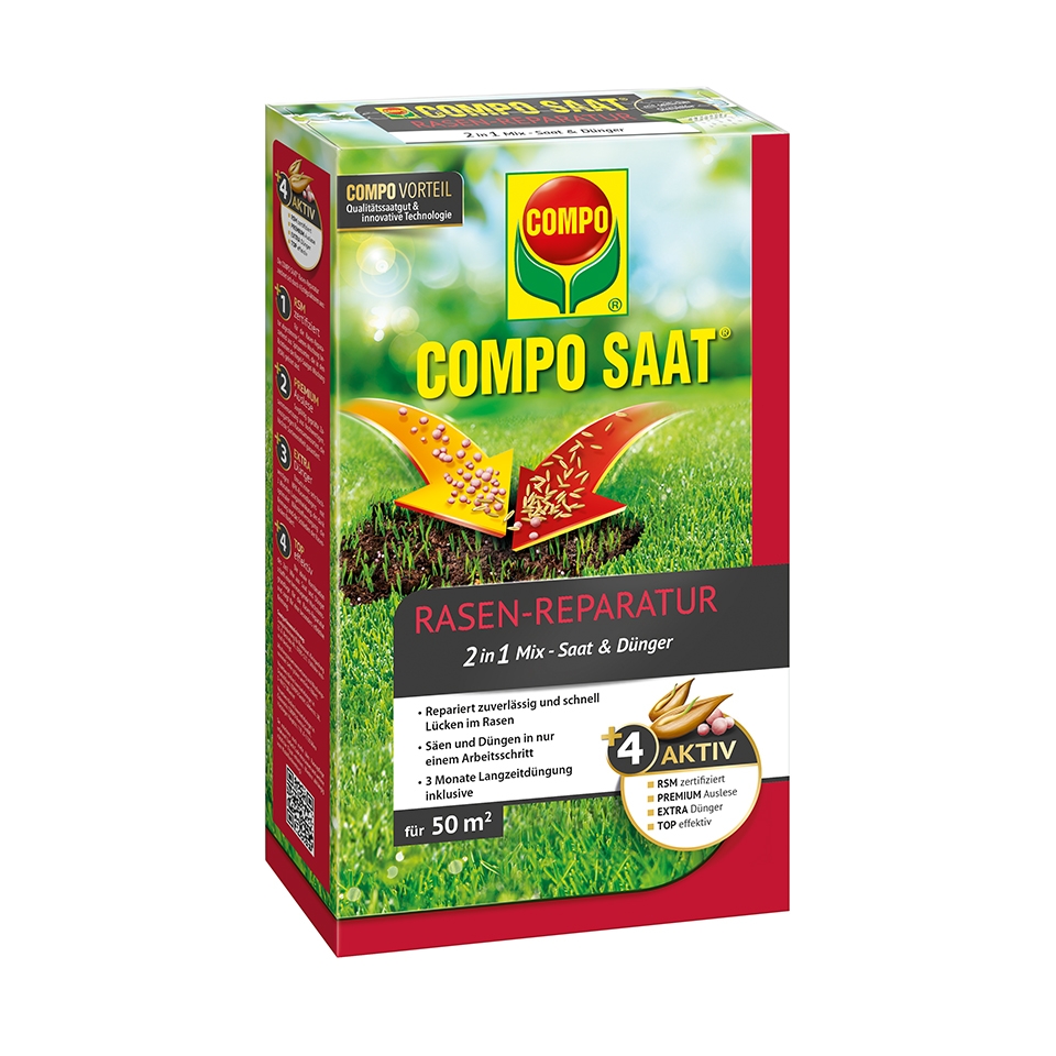 COMPO Rasen-Reparatur-Mix 1,2 kg für 50 m²