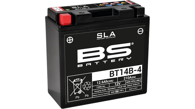 BS-Battery Batterie BS-Battery, SLA, versiegelt, Batterie "YT14B-4" ETN: 512 903 013