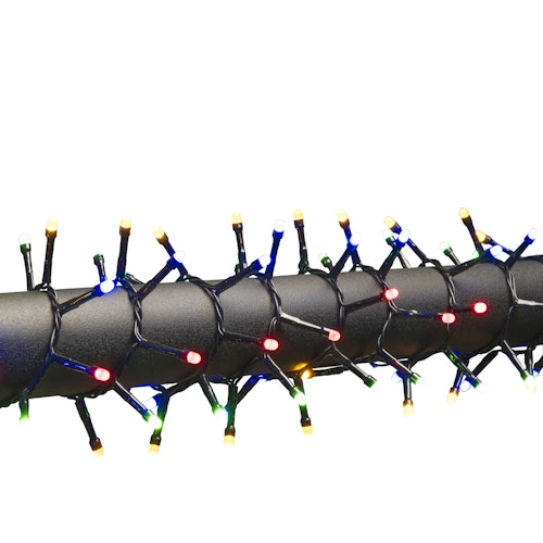 Konstsmide Weihnachtsbeleuchtung  Micro LED Compactlights gefrostet 1500 bunt