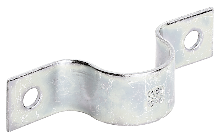 Alberts® Rohrschelle, galvanisch verzinkt dickschichtpassiviert, Außen-⌀19 mm, ⌀3/4 Zoll, TxB 20x79 mm 216627