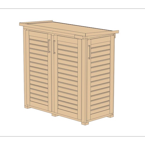 Weka Gartenschrank Geräteschrank Garten [Q] Teras