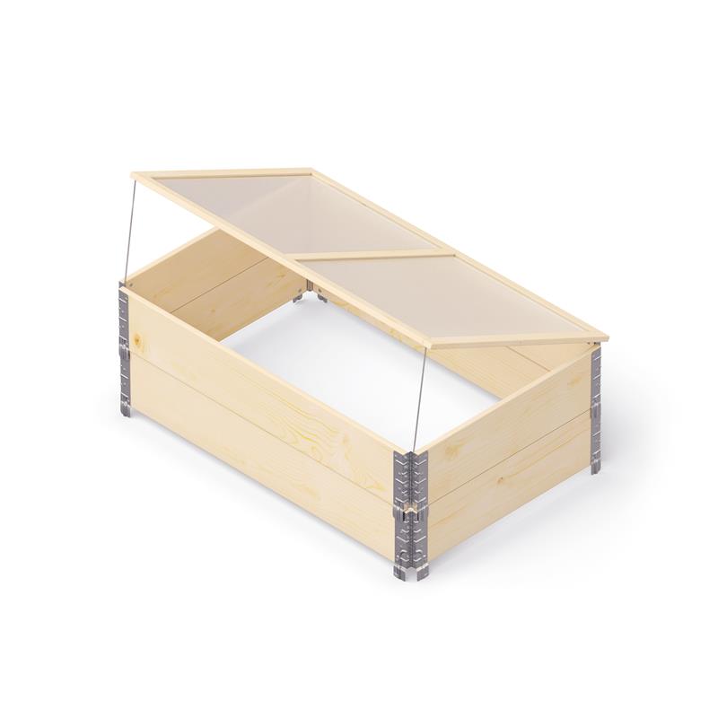 NOOR upyard™ Frühbeetdeckel 120x80 cm natur