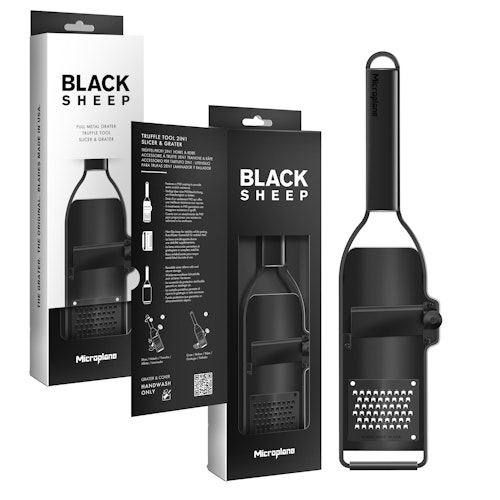 Microplane Trüffel Tool 2in1 BLACK SHEEP Black Steel