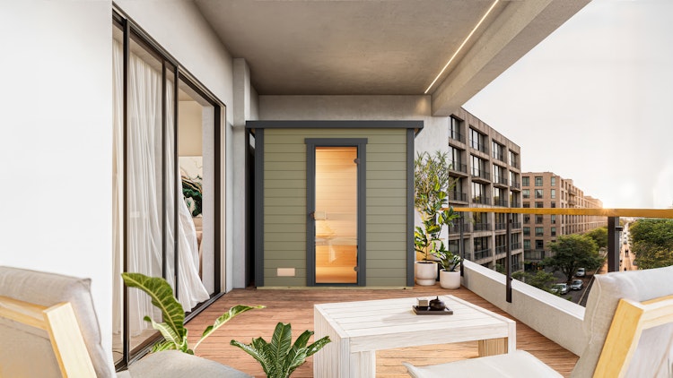 Weka Saunahaus Kaapi 1 - 40 mm