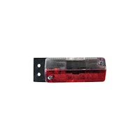 Begrenzungsleuchte rot/weiß mit Gummipendel