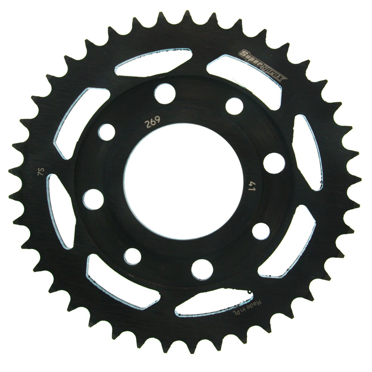 Supersprox Stahl-Kettenrad 428 41Z (Schwarz)