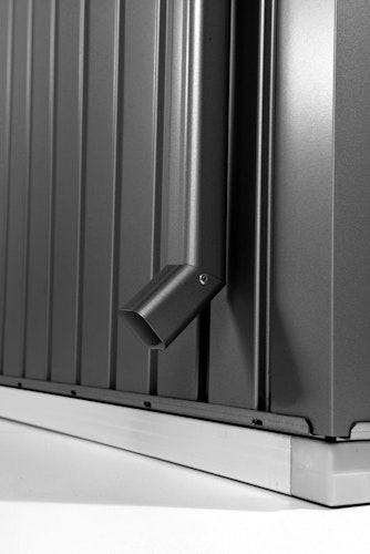 Biohort Regenfallrohr-Set für Gerätehaus HighLine