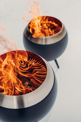 höfats MOON 45 Feuerschale mit niedrigem Fuß