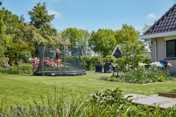 Salta Trampolin Comfort Edition Ground mit Sicherheitsnetz