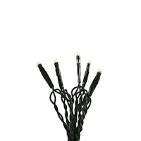 Konstsmide Weihnachtsbeleuchtung  Micro LED Lichterkette dunkelgrünes Kabel