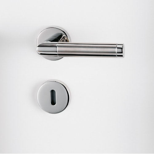 Griffwerk Türgriff CHRISTINA K3 Klippgarnitur- Edelstahl poliert / matt - AUSLAUFARTIKEL