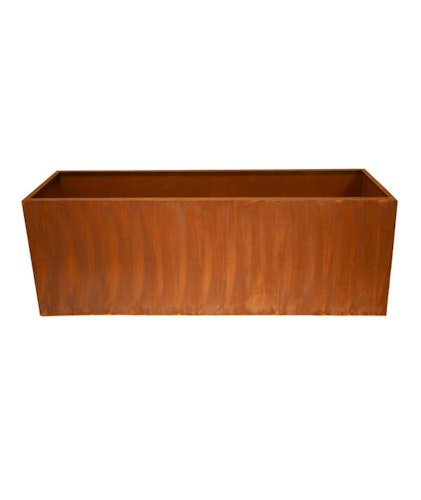 Badeko Pflanzeinfassung 200 cm in Edelrostoptik (Sonderanfertigungen möglich)