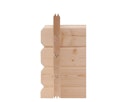 Karibu Gartenhaus Qubic 1 mit Schiebetür - 19 mm