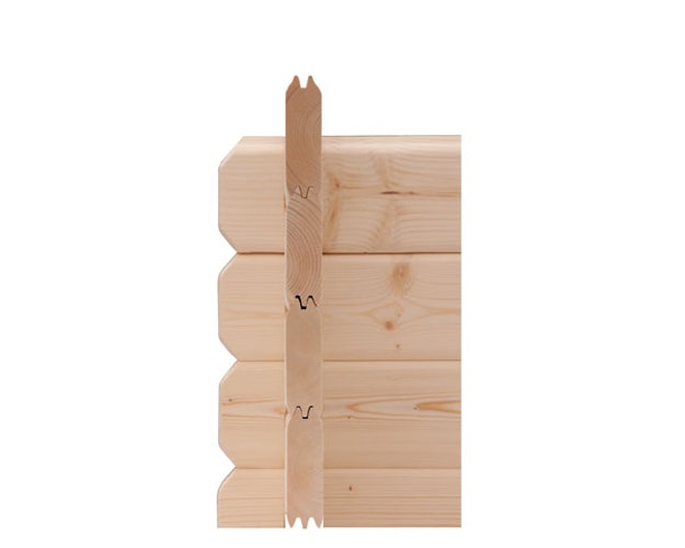 Karibu Gartenhaus Qubic 1 mit Schiebetür - 19 mm