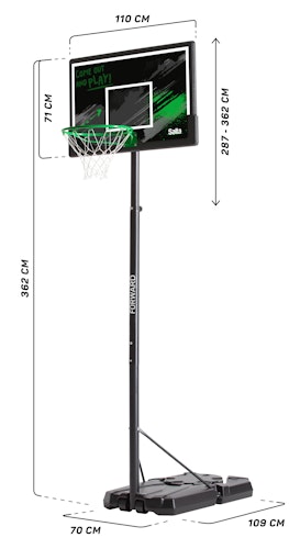 Salta Junior - Basketballkorb Forward Höhe 287 - 362 cm