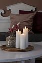 Vorschaubild Konstsmide Weihnachtsbeleuchtung  LED Echtwachskerze weiß H 12,7cm