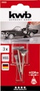 Vorschaubild kwb Mini Drahtbürstensatz 3-tlg SB 518000