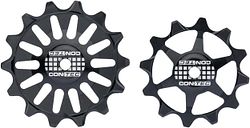 CONTEC Schaltrollen-Set Scroller 14/12 Zähne schwarz