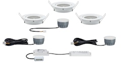 Paulmann Einbauleuchte Smart Coin LED 3x6W Set mit Dimm- und Schwenkfunktion