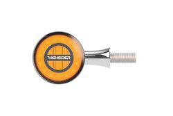 HIGHSIDER pro Rocket Bullet LED Indicator Gehäuse Chrom / Linse Rauchgrau (Paar), Vorn & Hinten