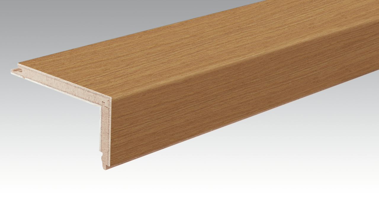 MEISTER Treppenkante Parkett L-Profil 2150 x 13 mm 9027 Eiche authentic Optik angeräuchert naturgeölt