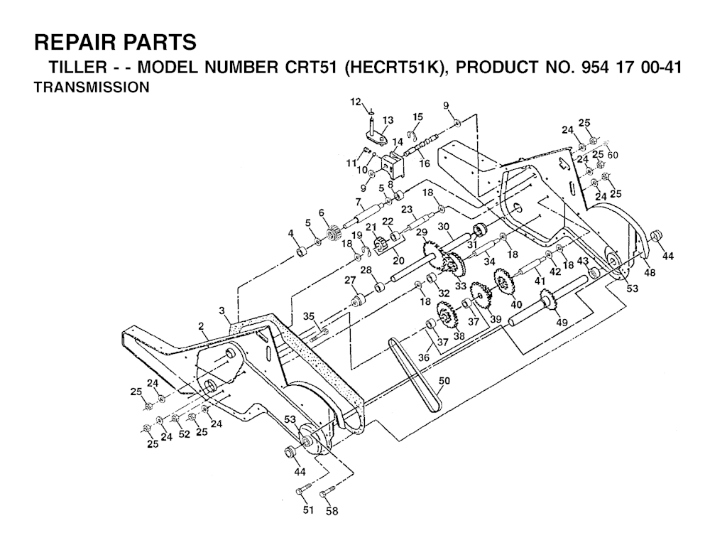 Explosionszeichnung Ersatzteile