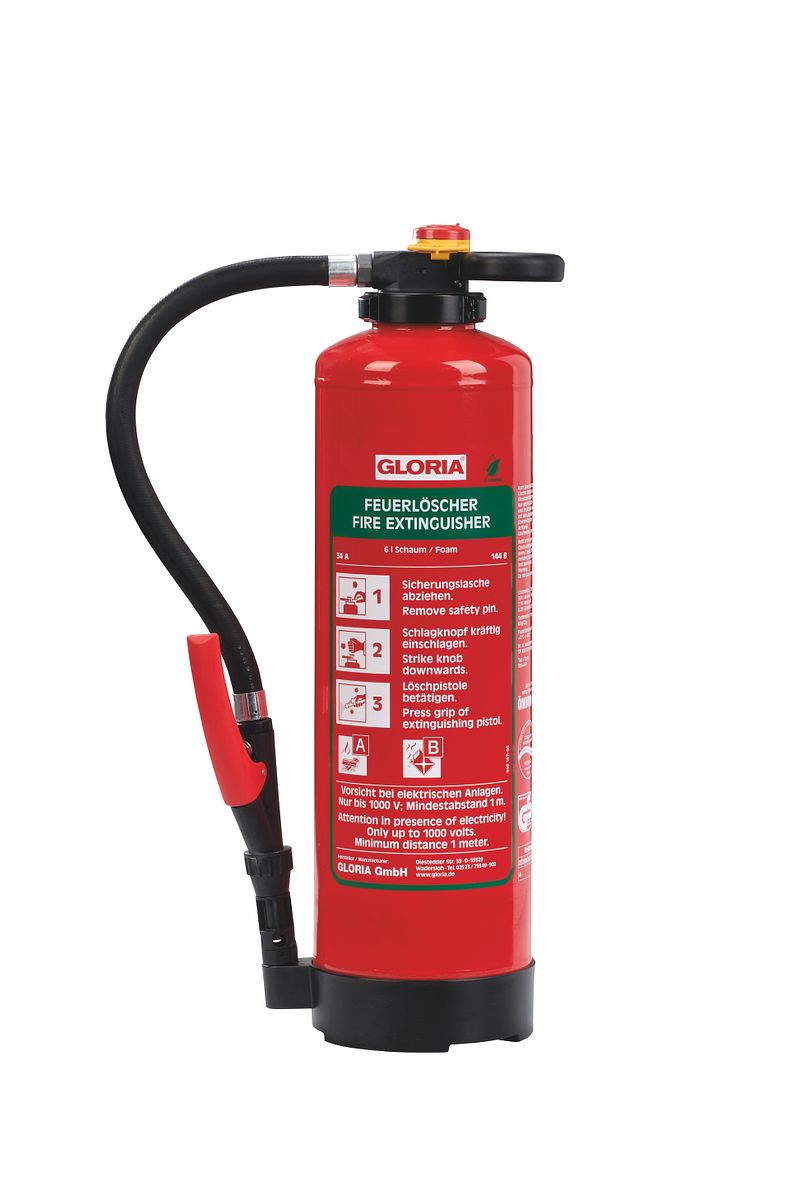 Gloria Schaum-Feuerlöscher SKA+6 PRO fluorfrei