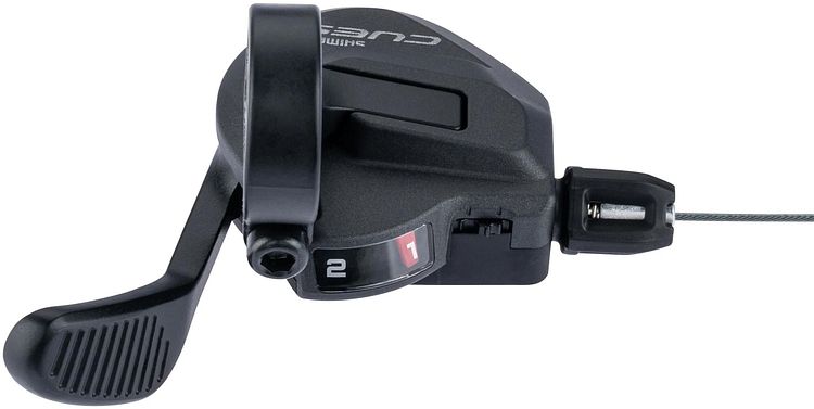 Shimano Daumenschalthebel CUES SL-U8000 2-fach links schwarz mit Ganganzeige
