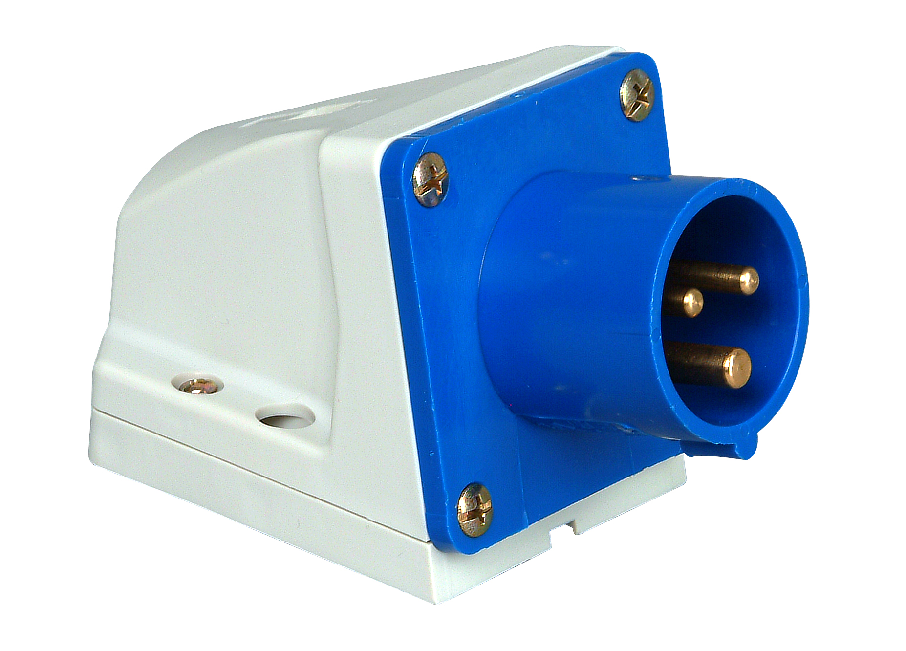 Kopp Caravan Wandstecker blau 3-polig