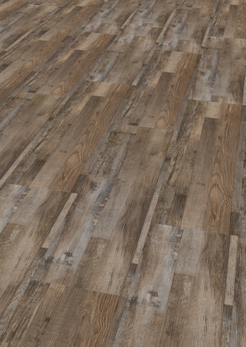 Handmuster KWG Antigua Novel Altkiefer mocca Designvinyl Fertigfußboden 123,5x30,5 cm