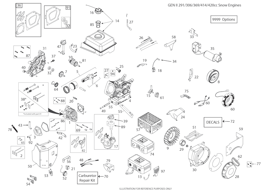 Explosionszeichnung Ersatzteile