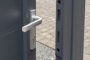 Vorschaubild dz VIDUAL Swing Einzeltor Line 150 x 20 mm Rechteckprofil  Distanz 28 mm 