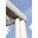 Vorschaubild Skan Holz Aluminium Terrassenüberdachung Modena Breite 434 cm mit Echtglas-Dach