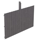Vorschaubild Skan Holz Rückwand für Leimholz Einzel- Carports - Deckelschalung