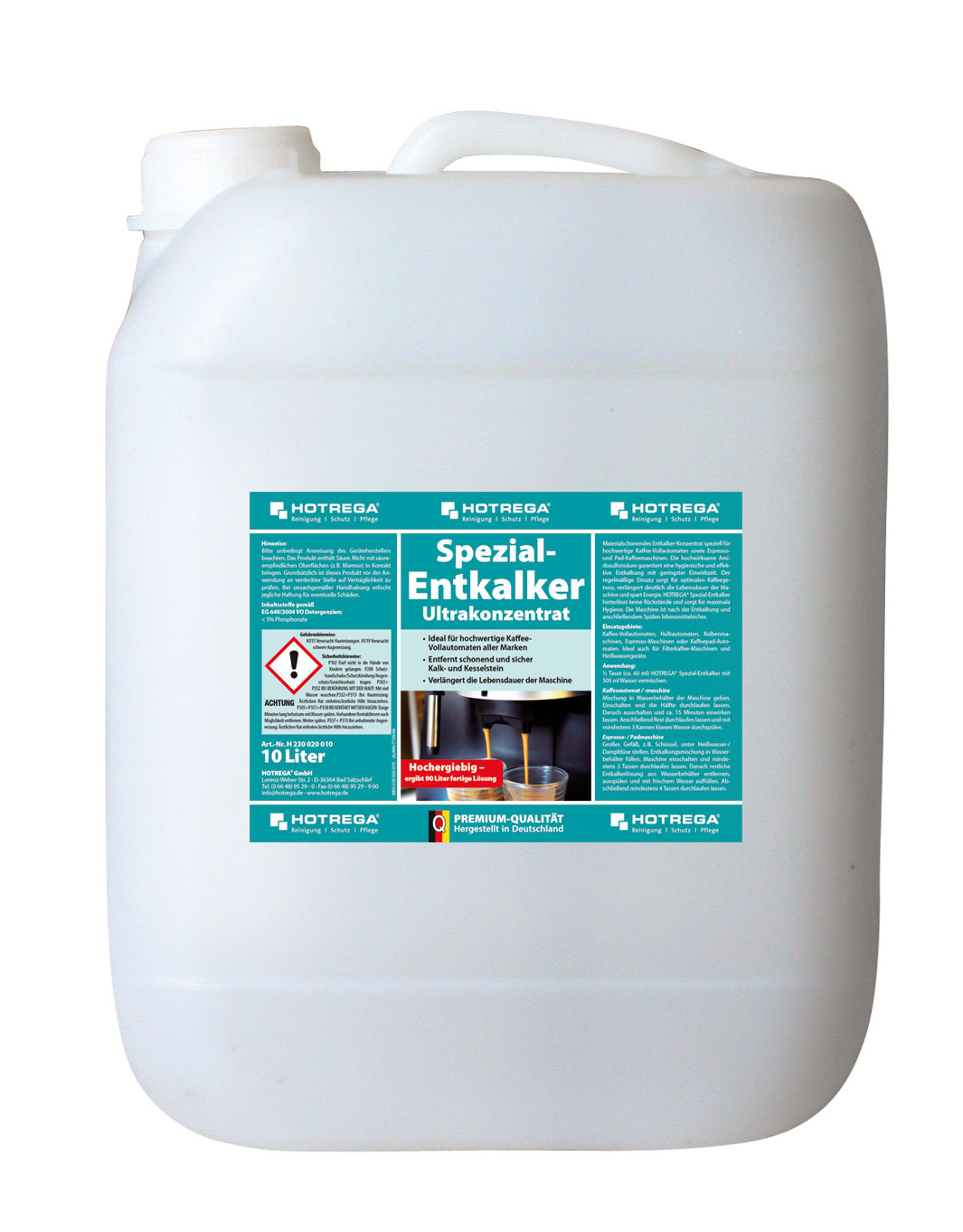 Hotrega Spezial-Entkalker 10 Liter Kanister (Konzentrat)