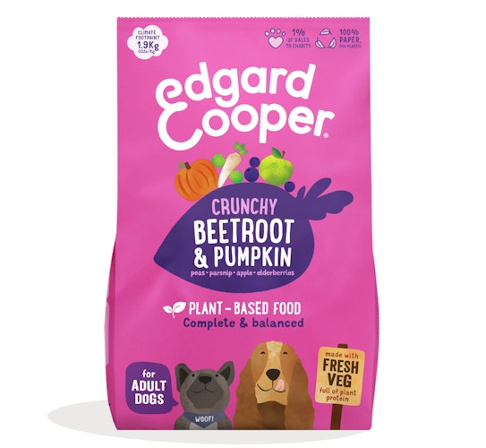 Edgard&Cooper Crunchy Rote Bete und Kürbis 7 Kilogramm Hundetrockenfutter