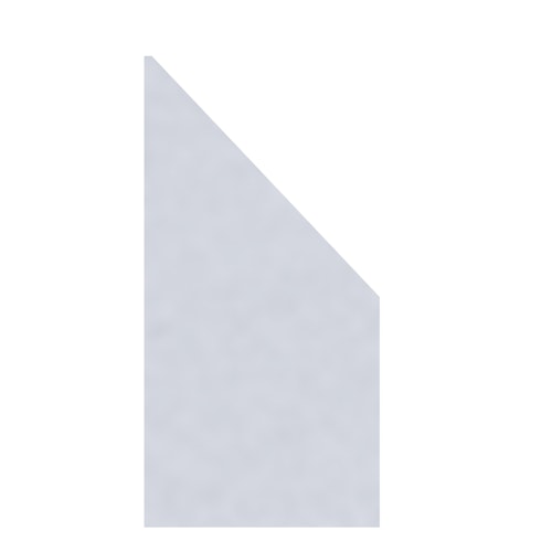 TraumGarten System Glas MATT 900 x 1800/900 mm Anschluss rechts